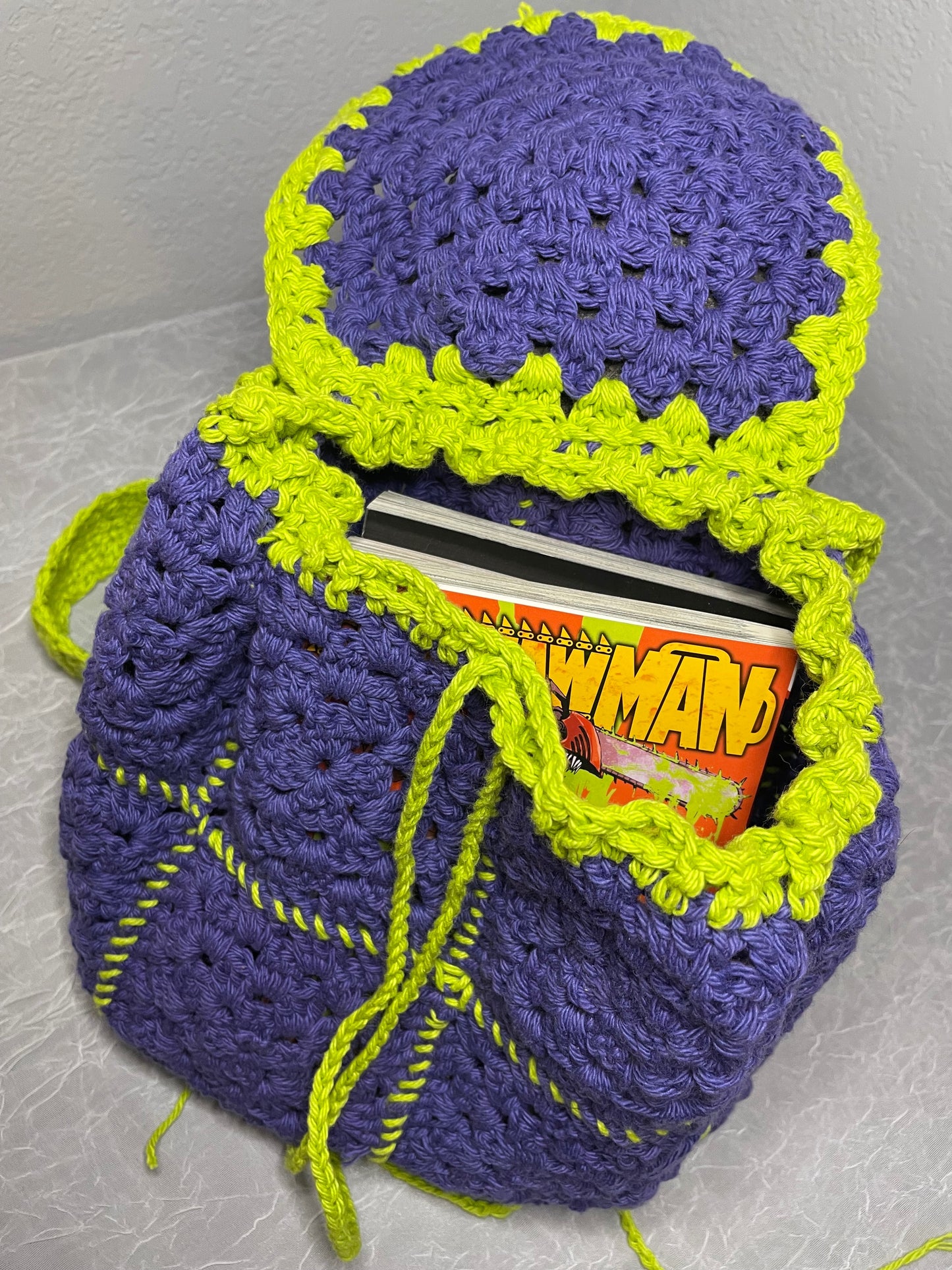 Granny Square Mini Backpack