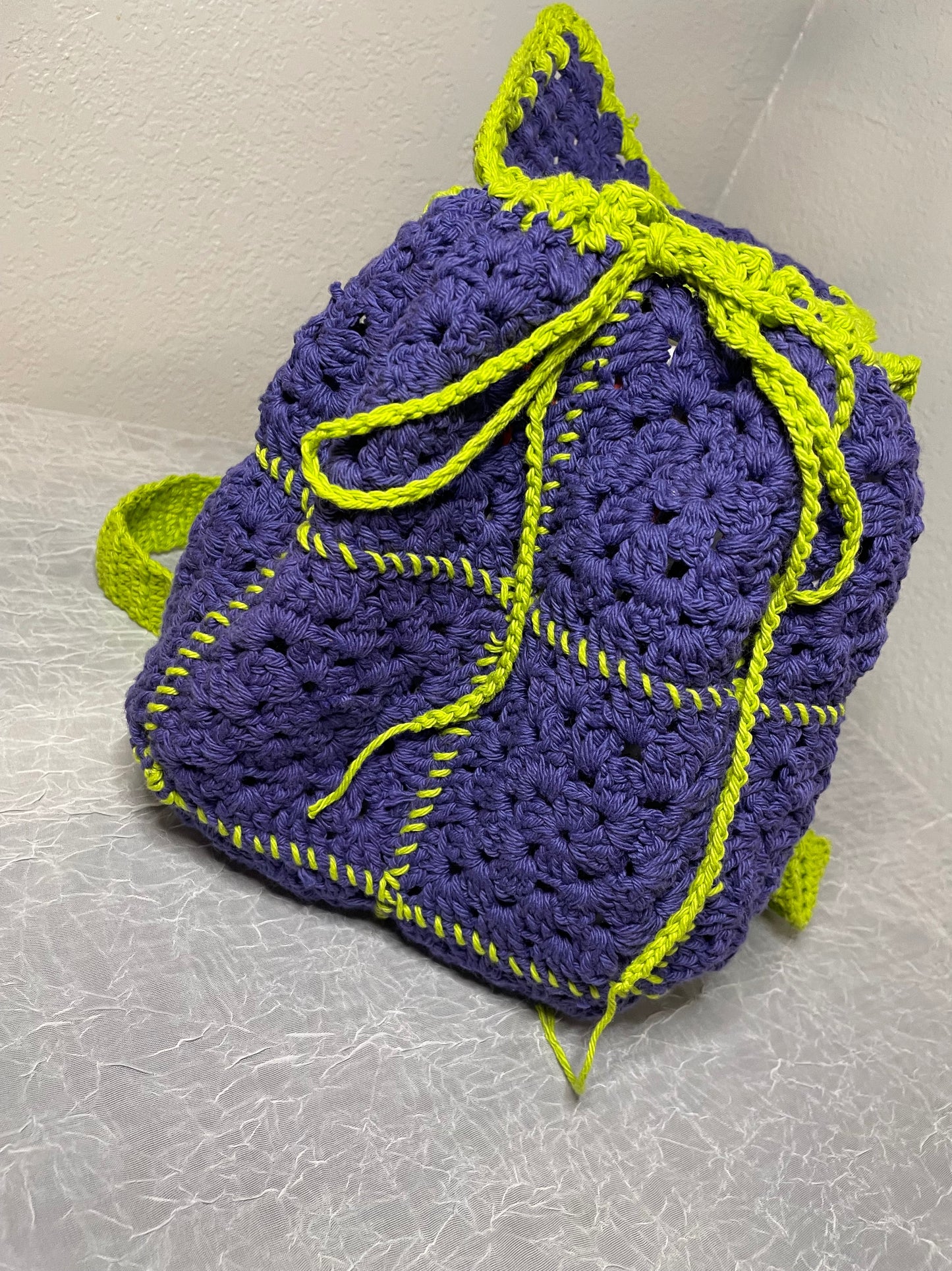 Granny Square Mini Backpack