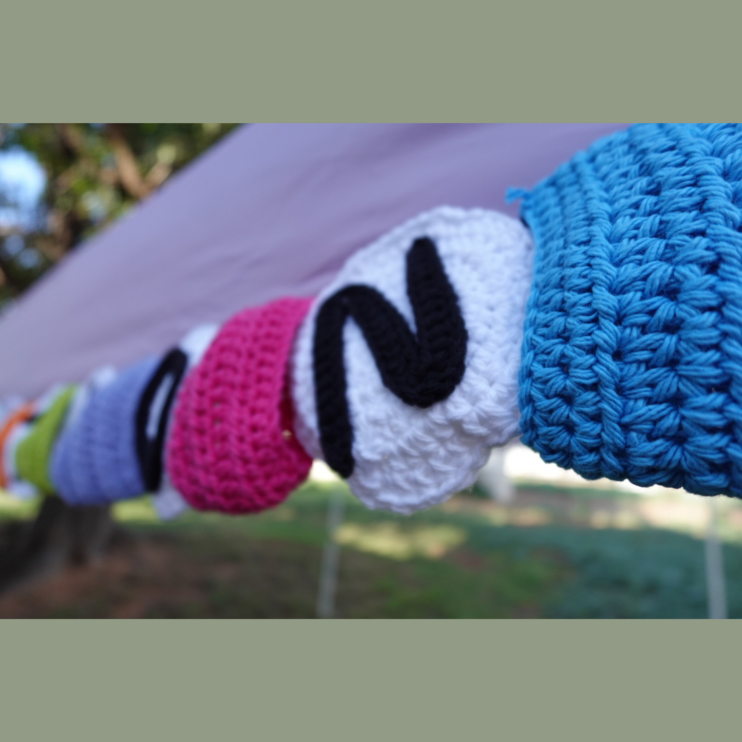 Crochet Friendship Bracelet Garland