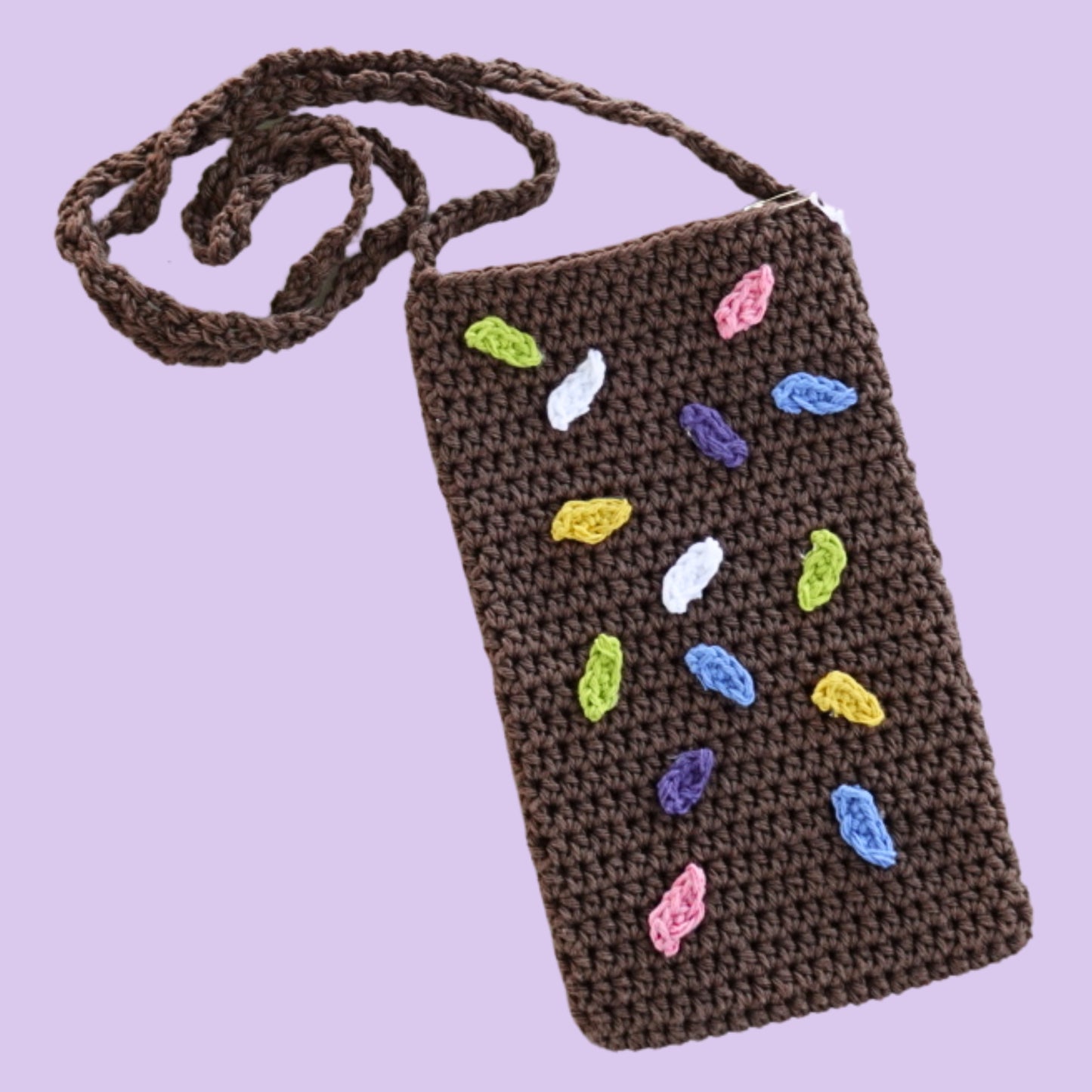 Sprinkled Brownie Crochet Cross Body