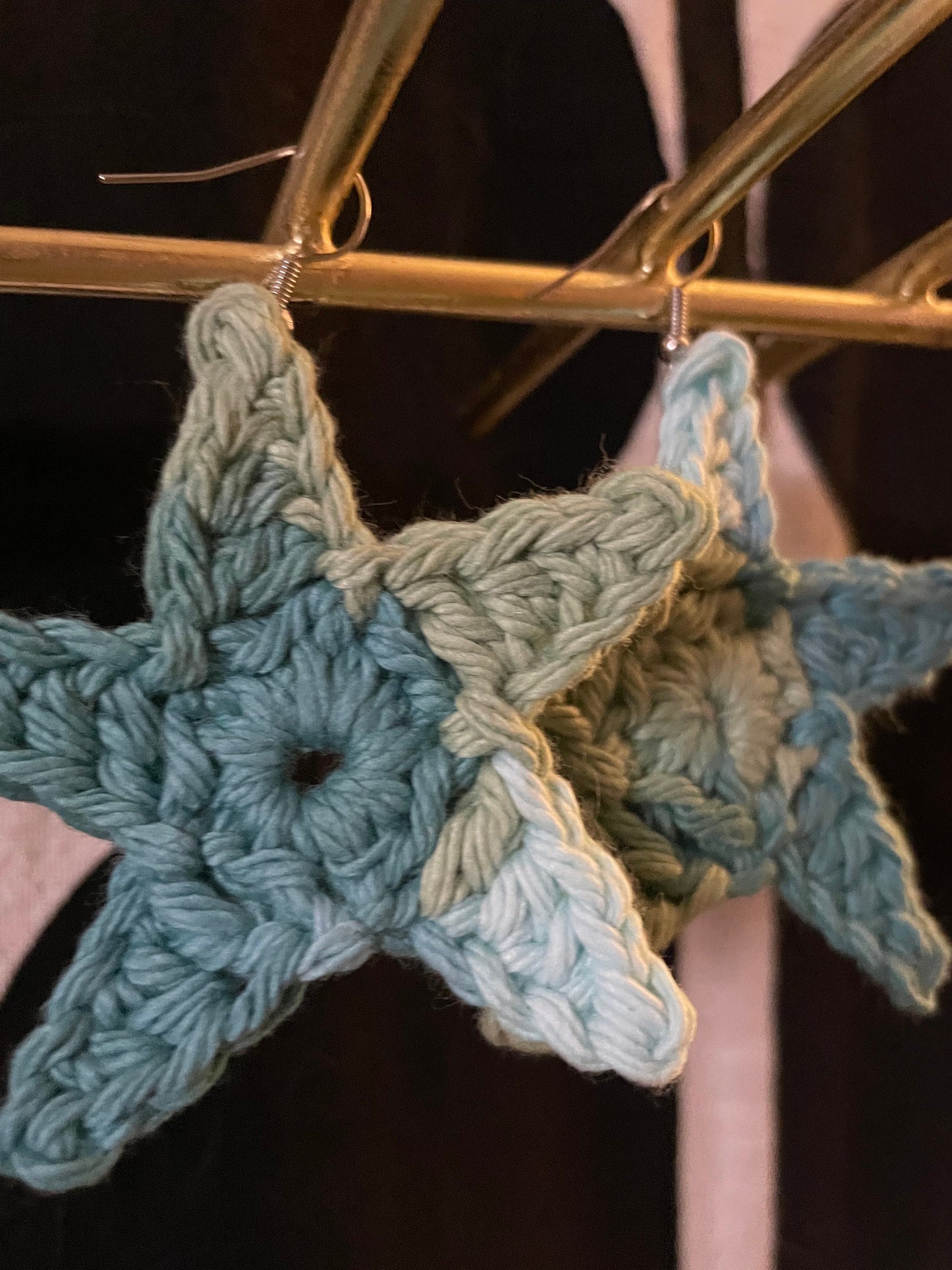 Star Struck Crochet Earrings