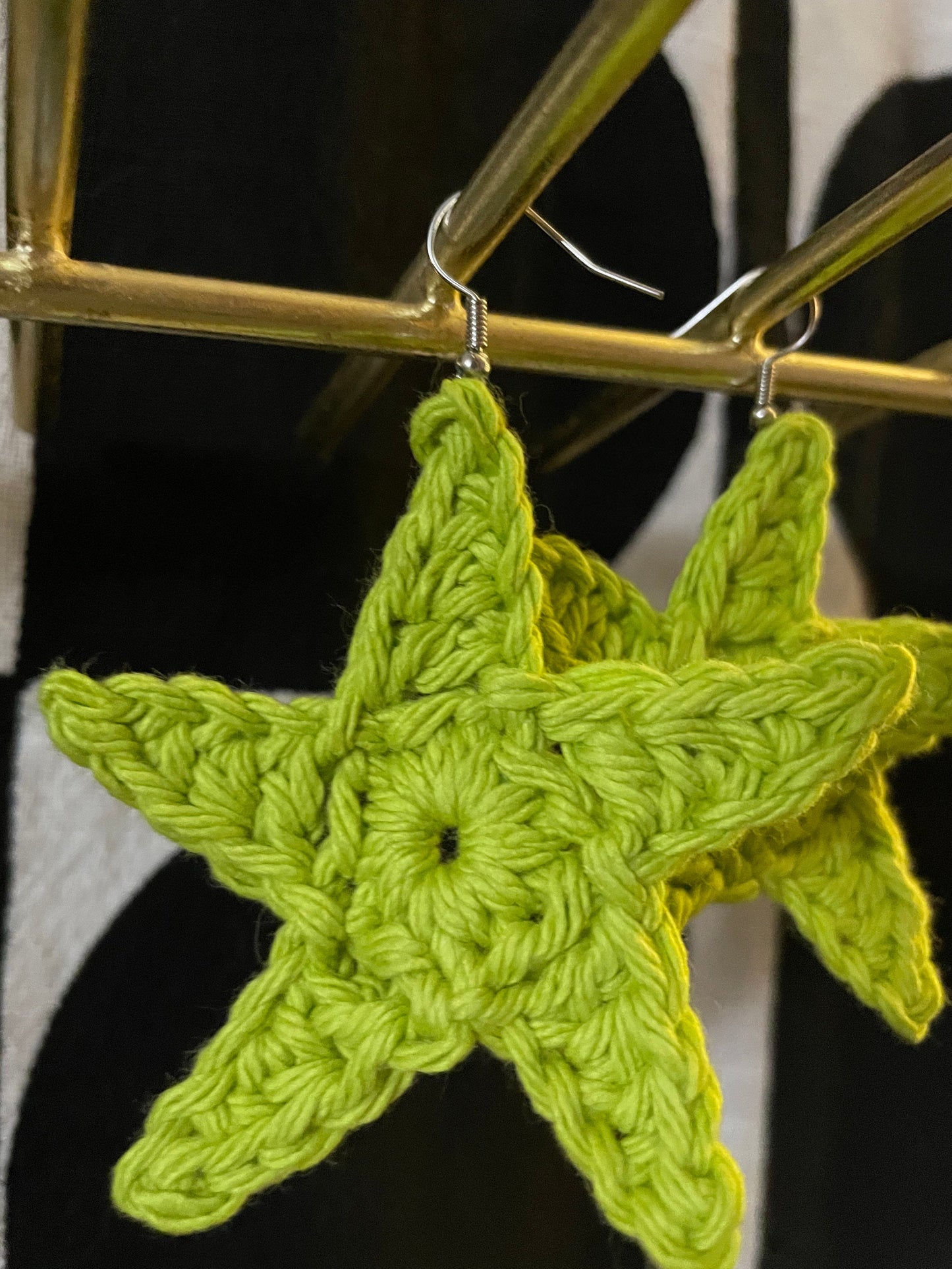Star Struck Crochet Earrings