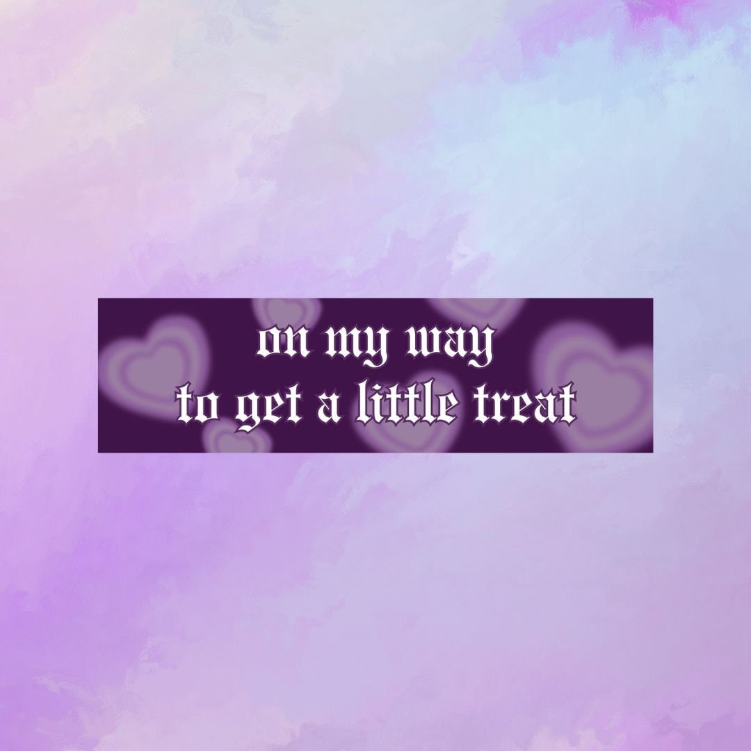 On My Way Bumper Sticker