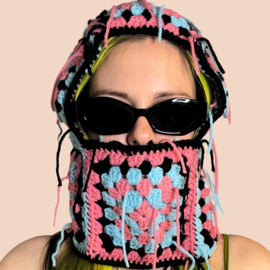 The Violette | Granny Square Balaclava