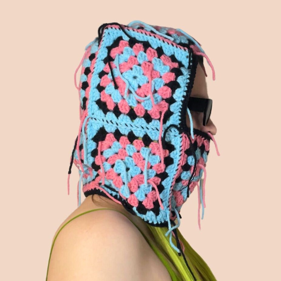 The Violette | Granny Square Balaclava
