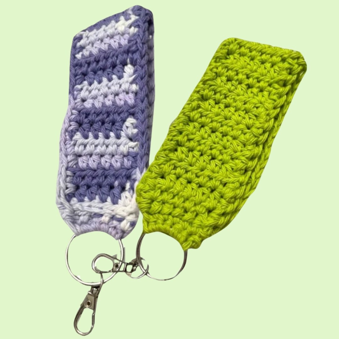 Handmade Crochet Wristlet Keychain