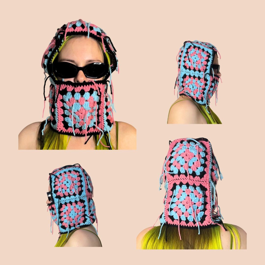 The Violette | Granny Square Balaclava