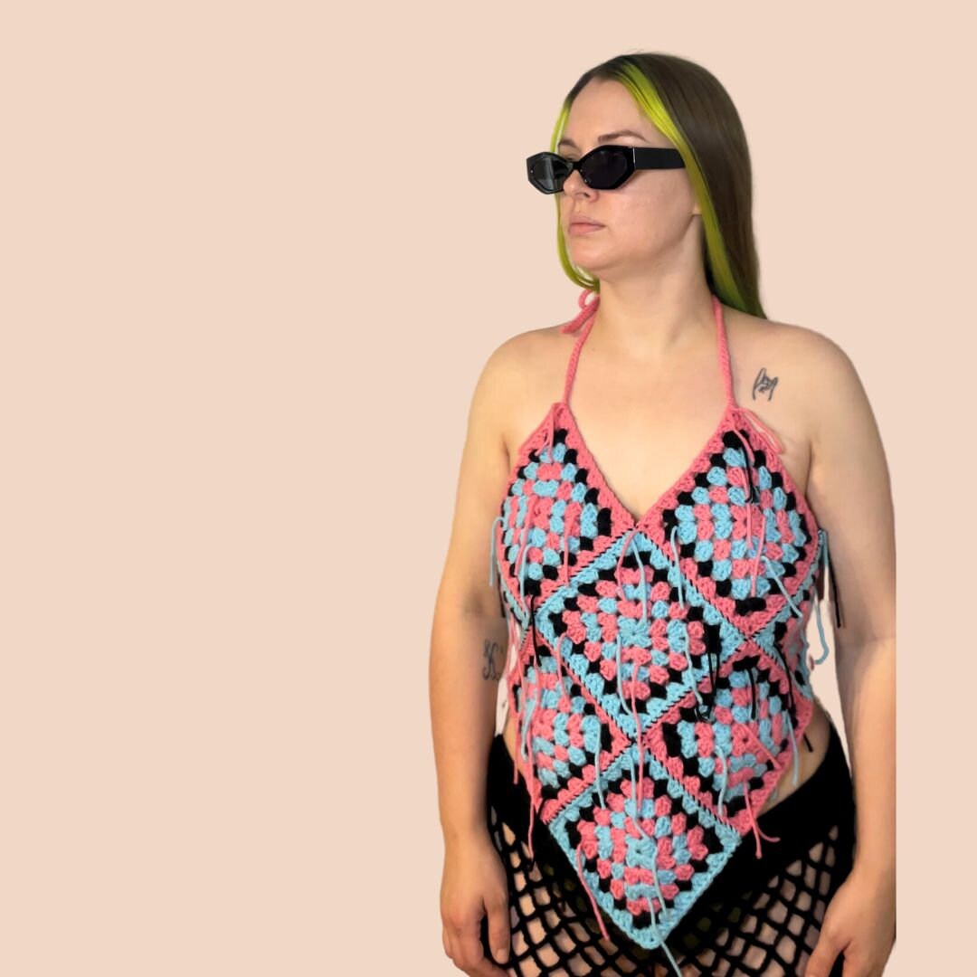 The Caroline | Handmade Granny Square Halter