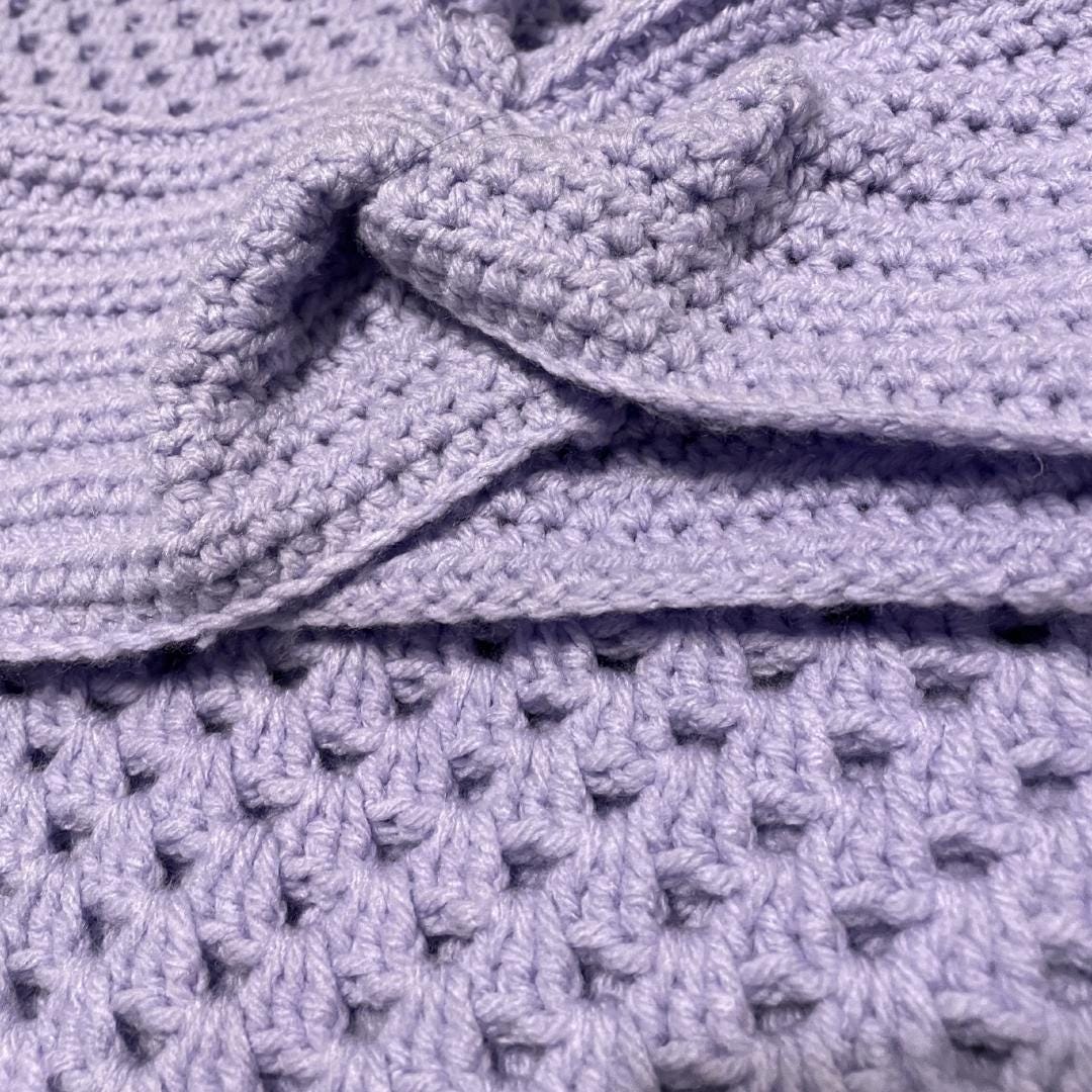 Festival Crochet Set Lavender Skirt and Top