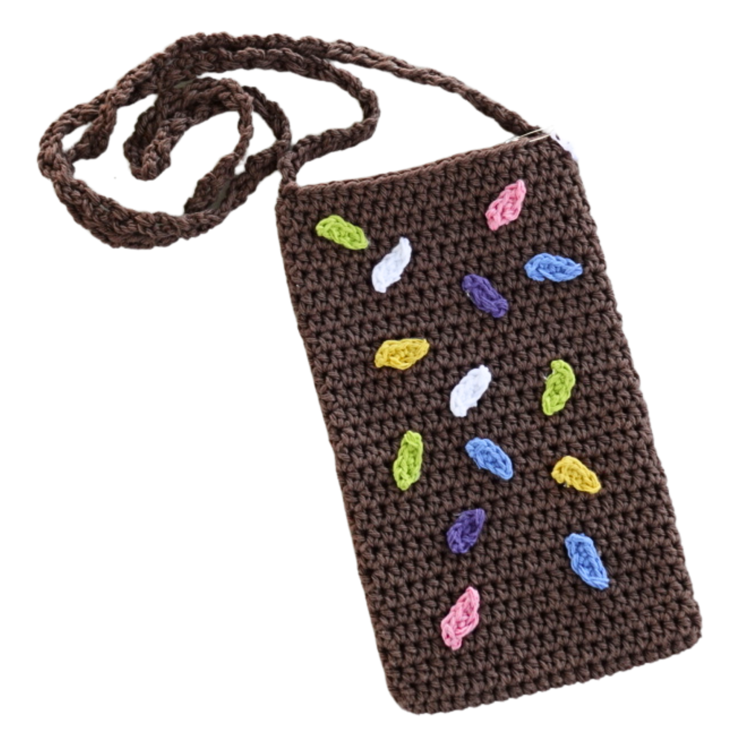 Sprinkled Brownie Crochet Cross Body