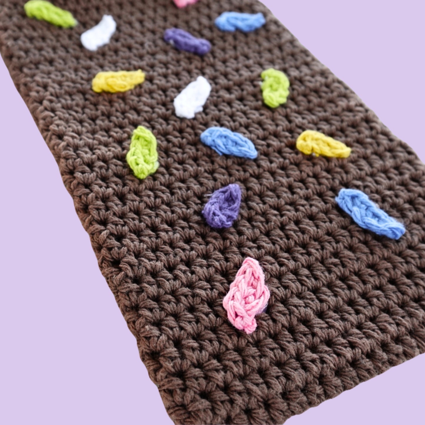 Sprinkled Brownie Crochet Cross Body