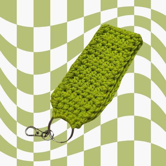 Handmade Crochet Wristlet Keychain