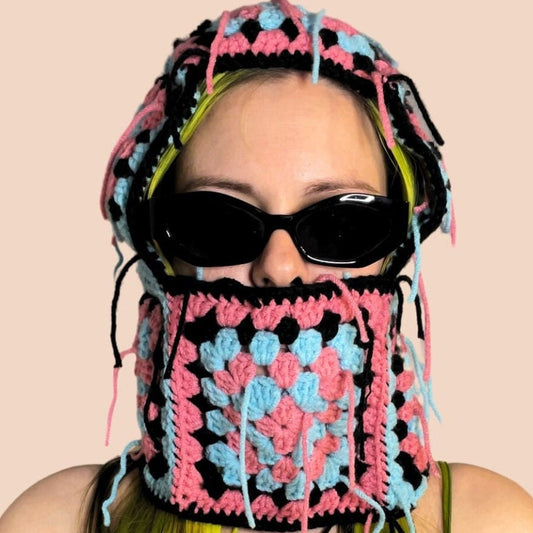 The Violette | Granny Square Balaclava