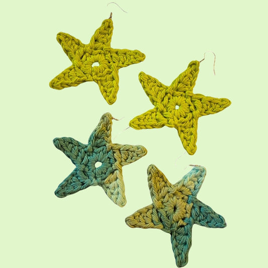 Star Struck Crochet Earrings