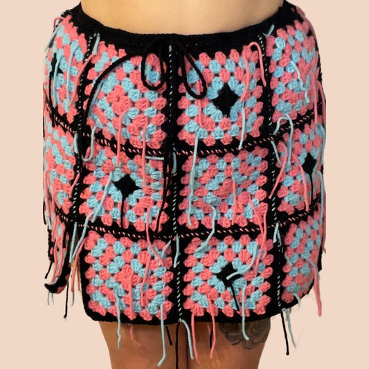 The Eleanor | Handmade Granny Square Skirt