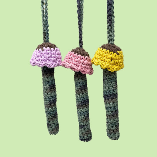 Mushroom Flower Dab Pen Lanyard | Cute Vape Pen Holder