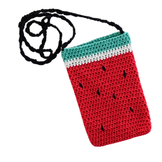 Watermelon Crochet Cross Body